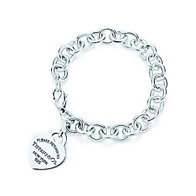 RETURN TO TIFFANYÂ® HEART TAG CHARM BRACELET