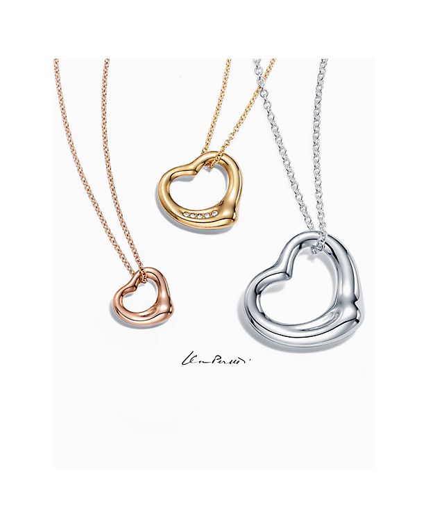 elsa peretti open heart pendant