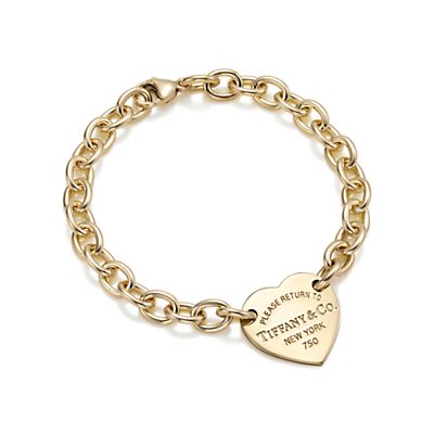 tiffany bracelet goldheart