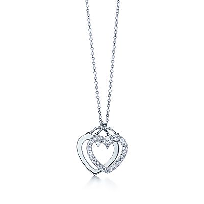 tiffany hearts double heart pendant tiffany gets to the heart of the ...