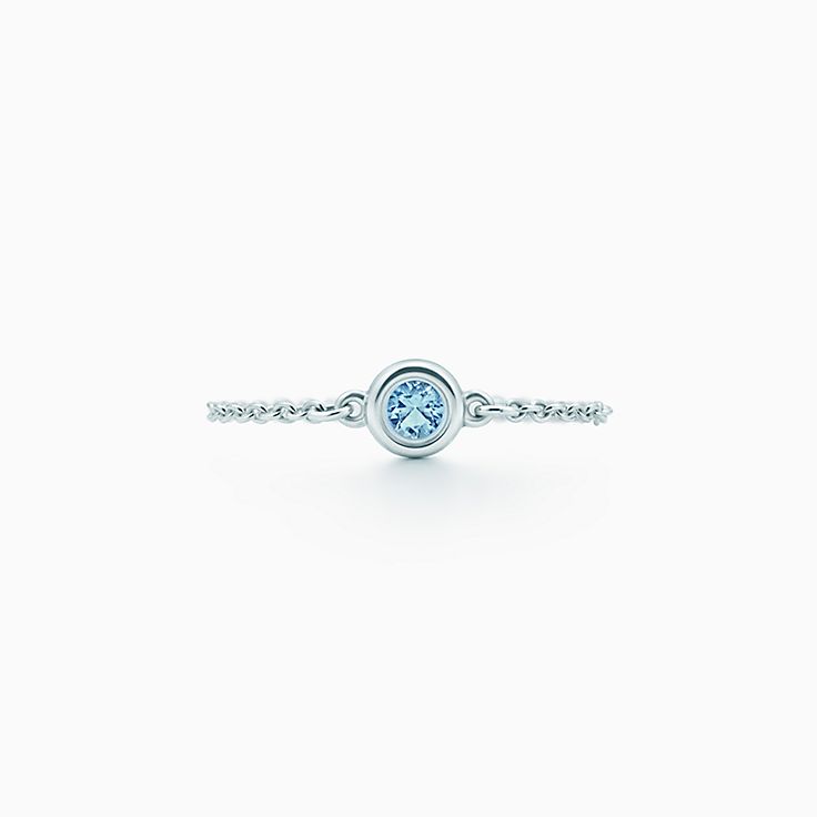 Aquamarine diamond ring tiffany