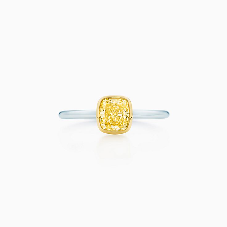 Yellow diamond rings from tiffany