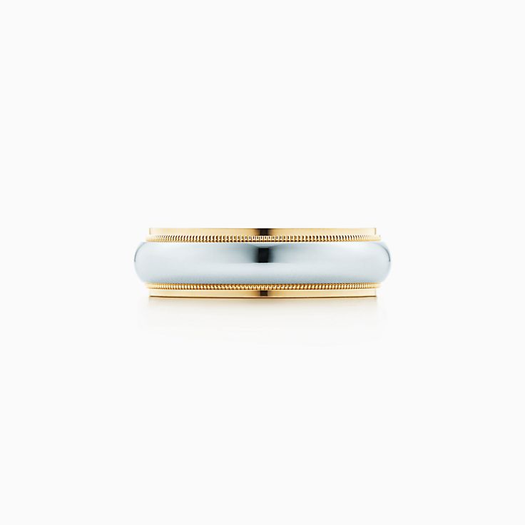 new tiffany classic milgrain wedding band ring in platinum and 18k gold 6 mm wide - Tiffany Wedding Ring new tiffany classic milgrain wedding band ring in platinum and 18k gold 6 mm wide - Tiffany Wedding Ring