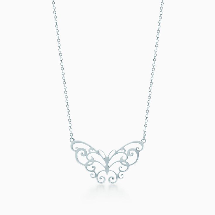 tiffany butterfly necklace