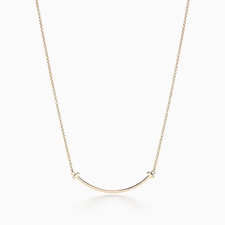 gold tiffany necklaces