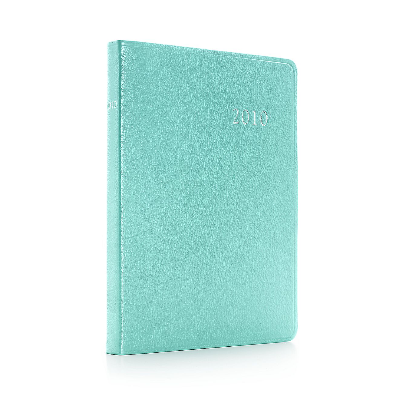 2010 desk diary in Tiffany Blue leather with weekly planner. Tiffany