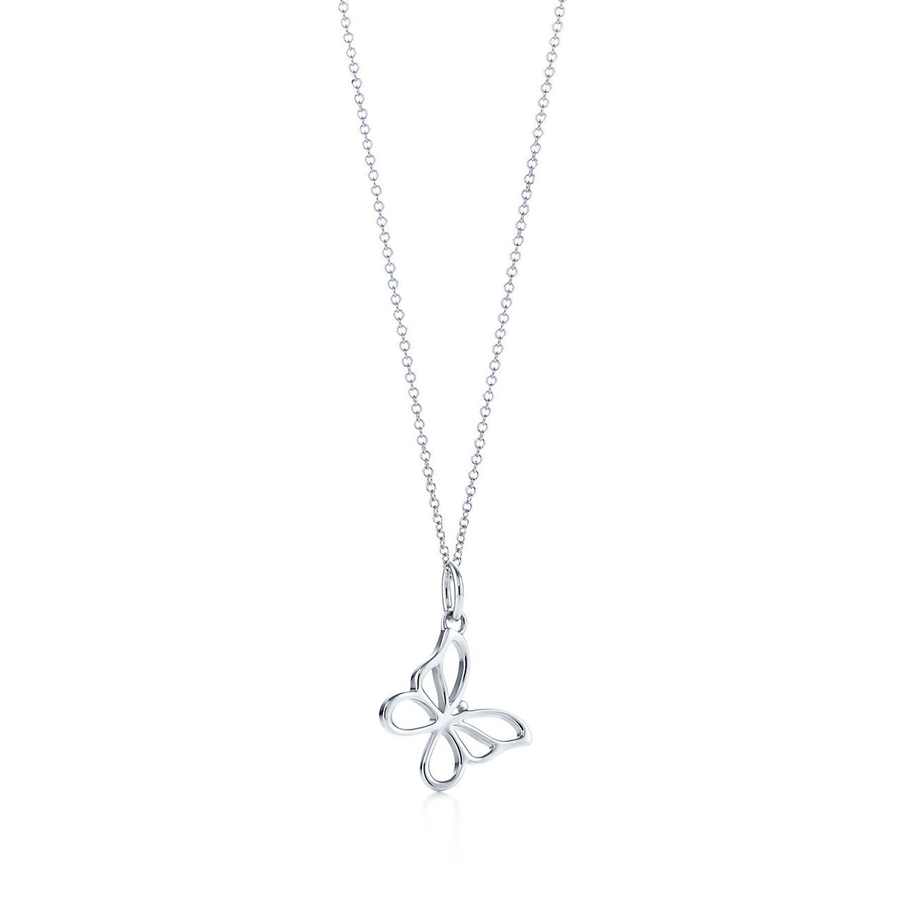 tiffany butterfly necklace