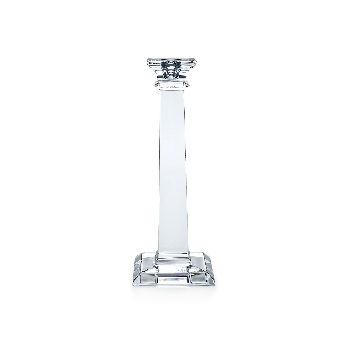 Classic candlestick in crystal. Tiffany & Co.
