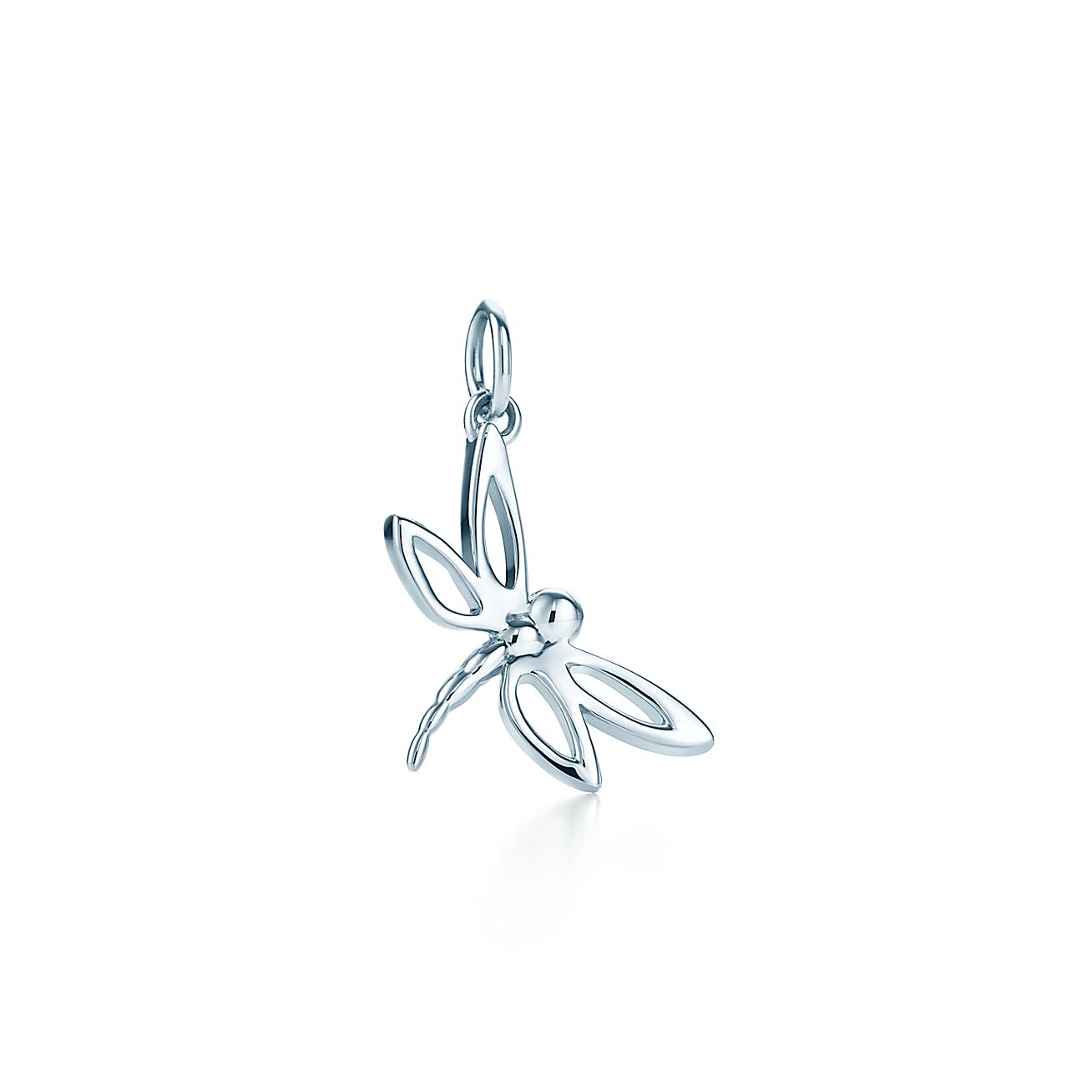 Dragonfly charm in sterling silver. Tiffany & Co.