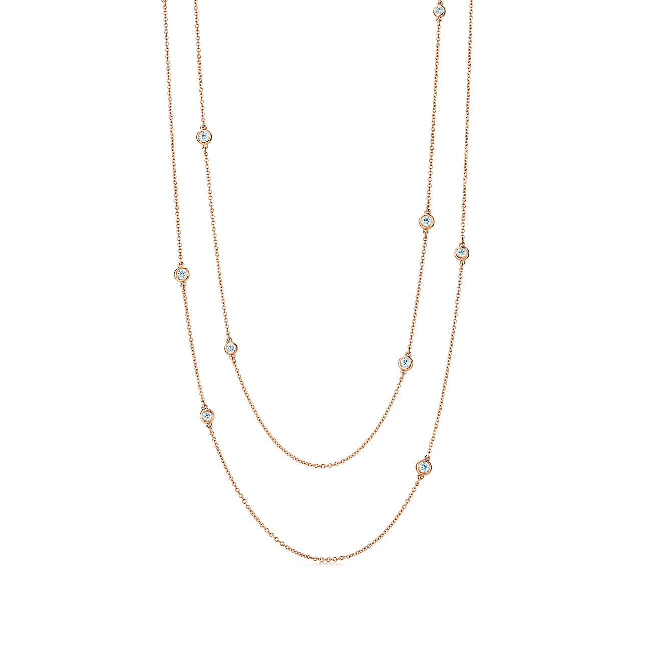 Tiffany elsa peretti diamonds by the yard necklace clearance