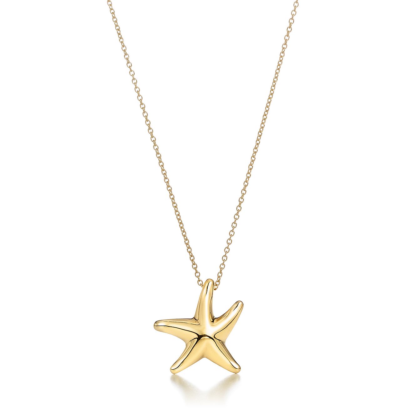 Elsa Peretti® Starfish Pendant In 18k Gold, 14 Mm. | Tiffany & Co.