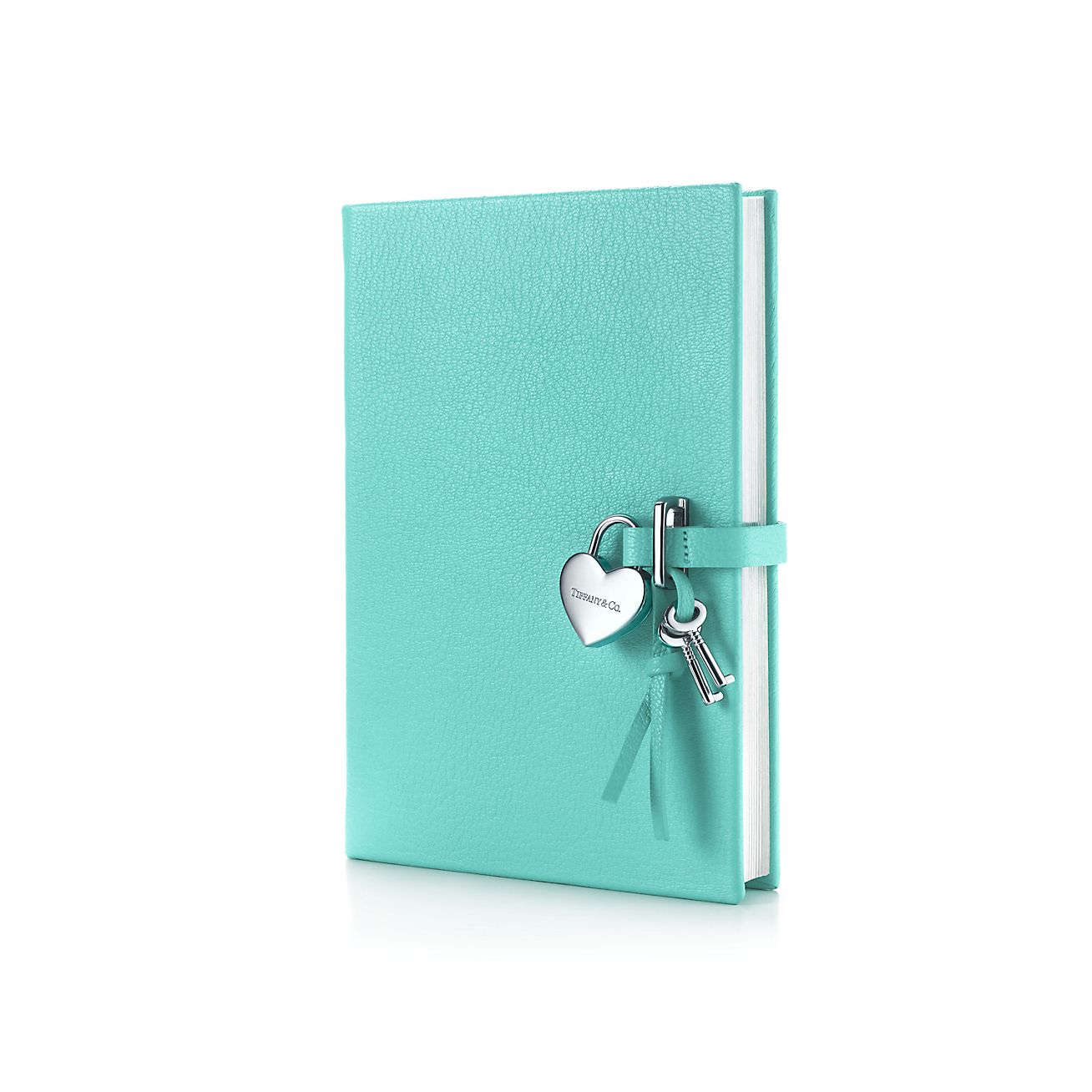 Heart Lock Diary In Tiffany Blue Grain Leather. More Colors Available ...