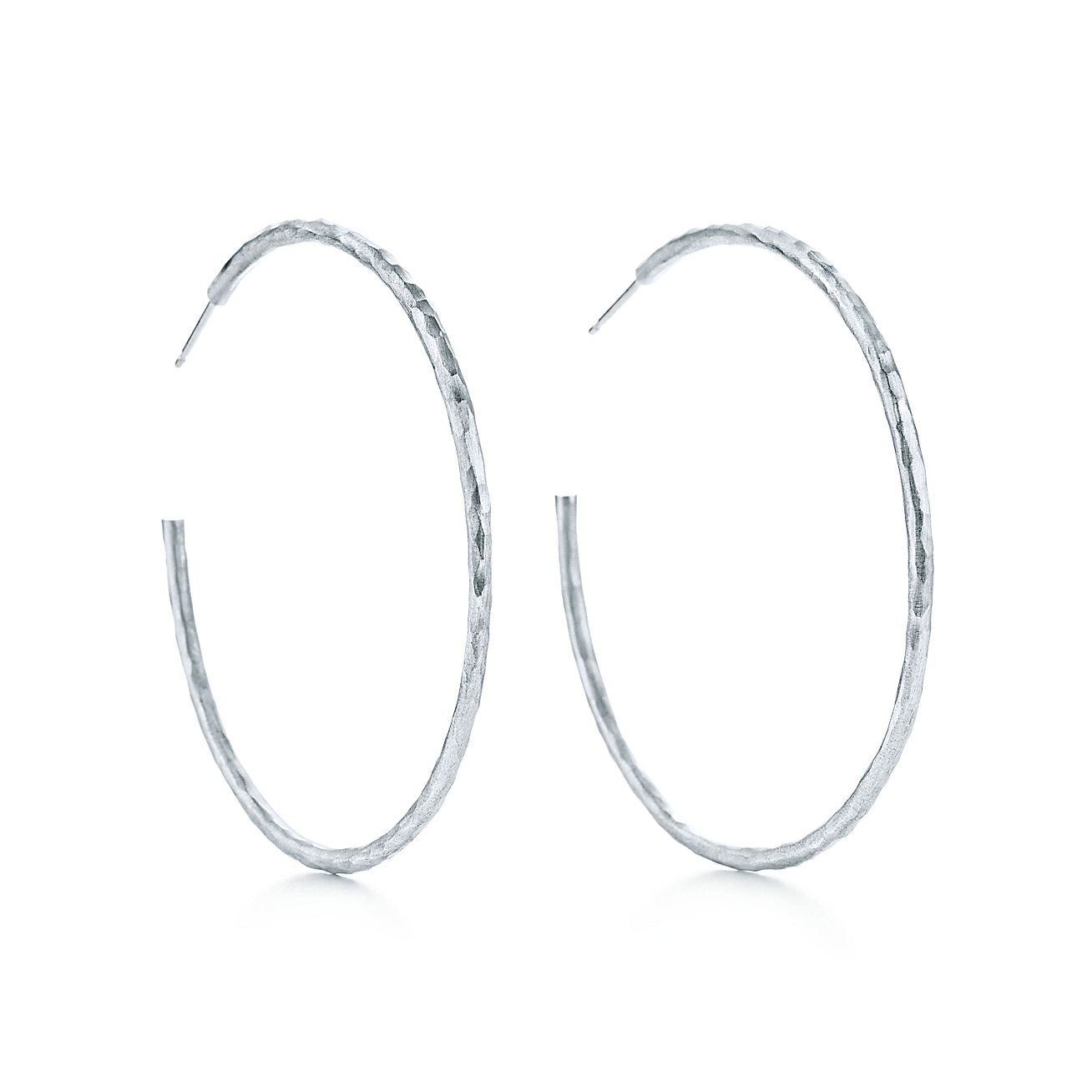 Tiffany silver hoops clearance