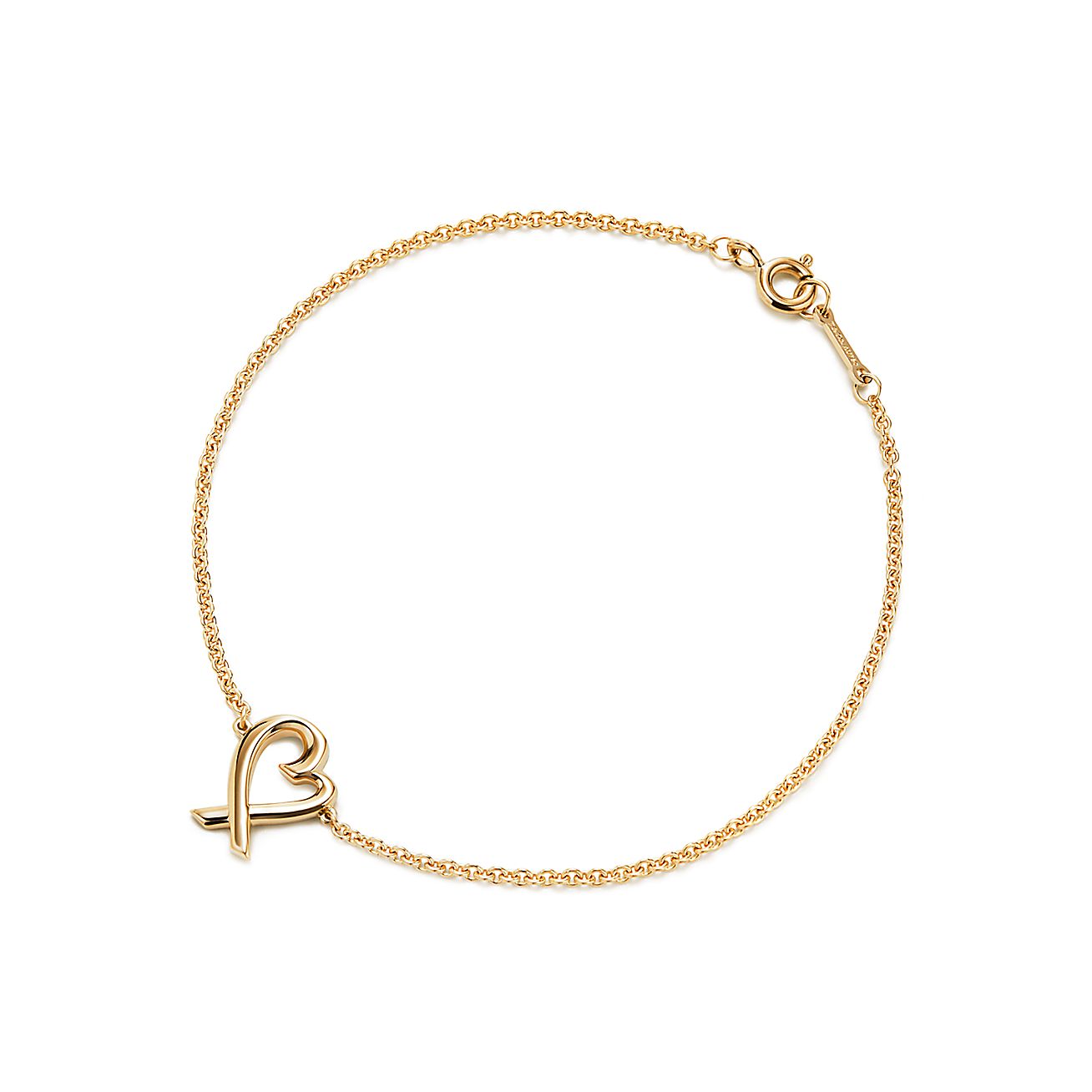 Tiffany double loving heart bracelet Clearance