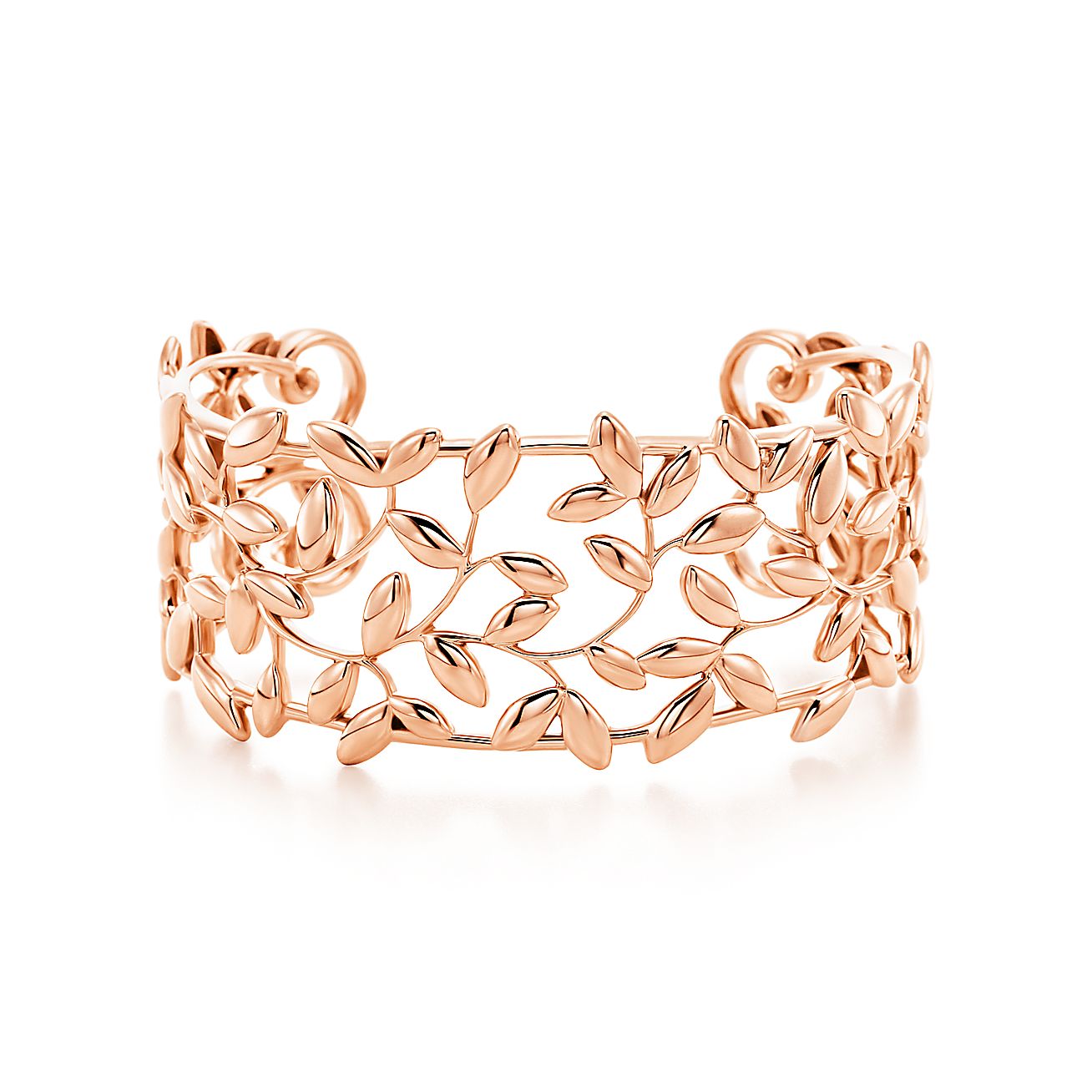 Paloma Picasso® Olive Leaf Cuff In 18k Rose Gold Medium Tiffany And Co