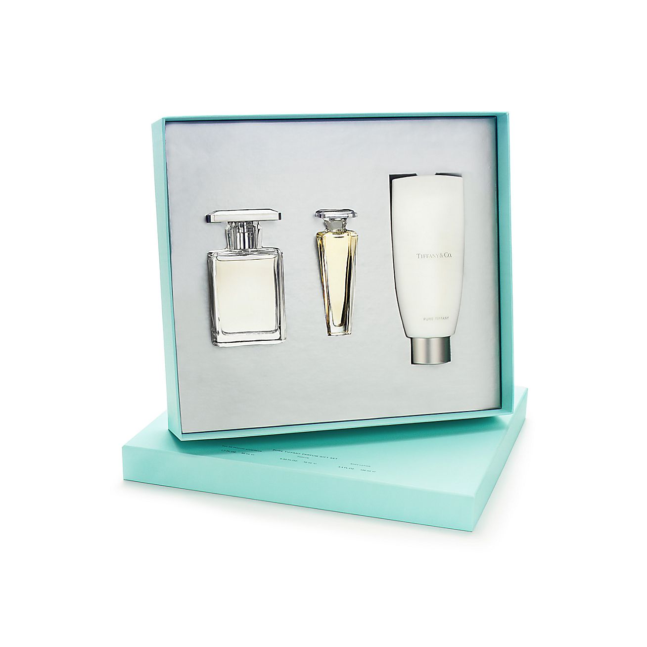 Pure Tiffany® gift set with eau de parfum spray, parfum atomiseur and