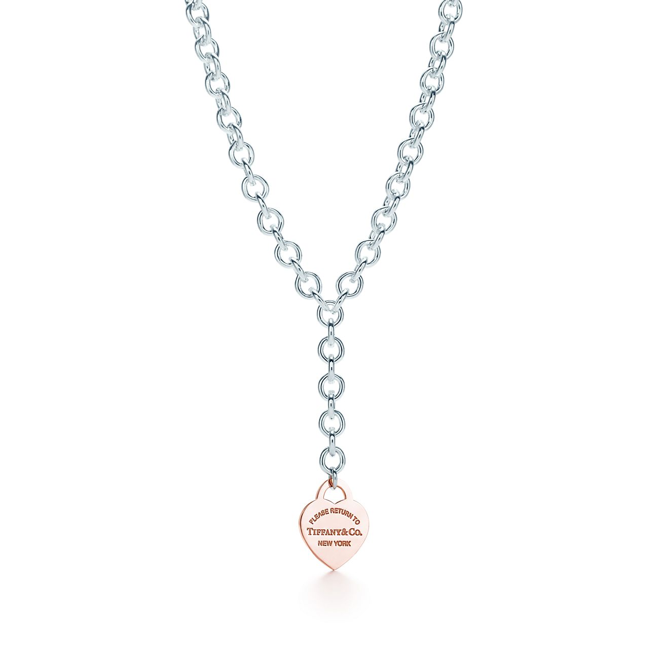 heart necklace in RUBEDO® metal 