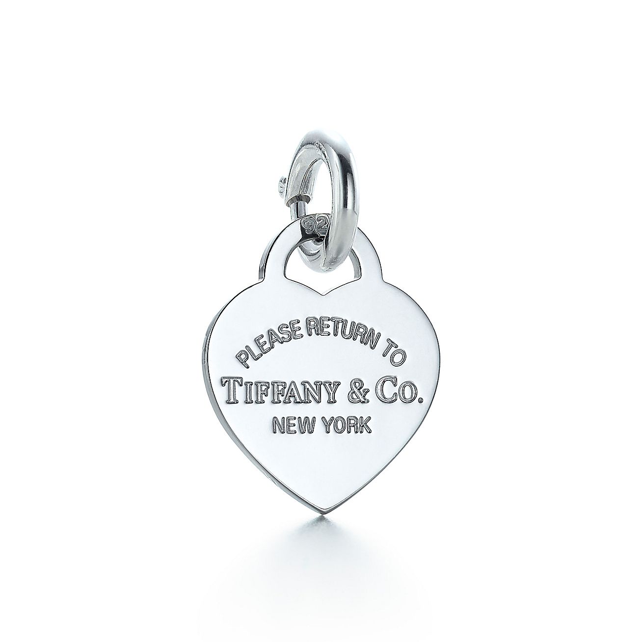 Return to Tiffany® heart tag charm in sterling silver. Tiffany & Co.