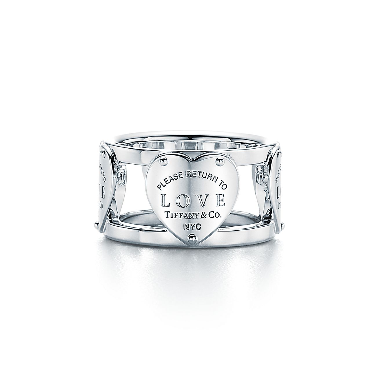 Return To Tiffany™ Love Wide Ring In Sterling Silver Tiffany And Co 