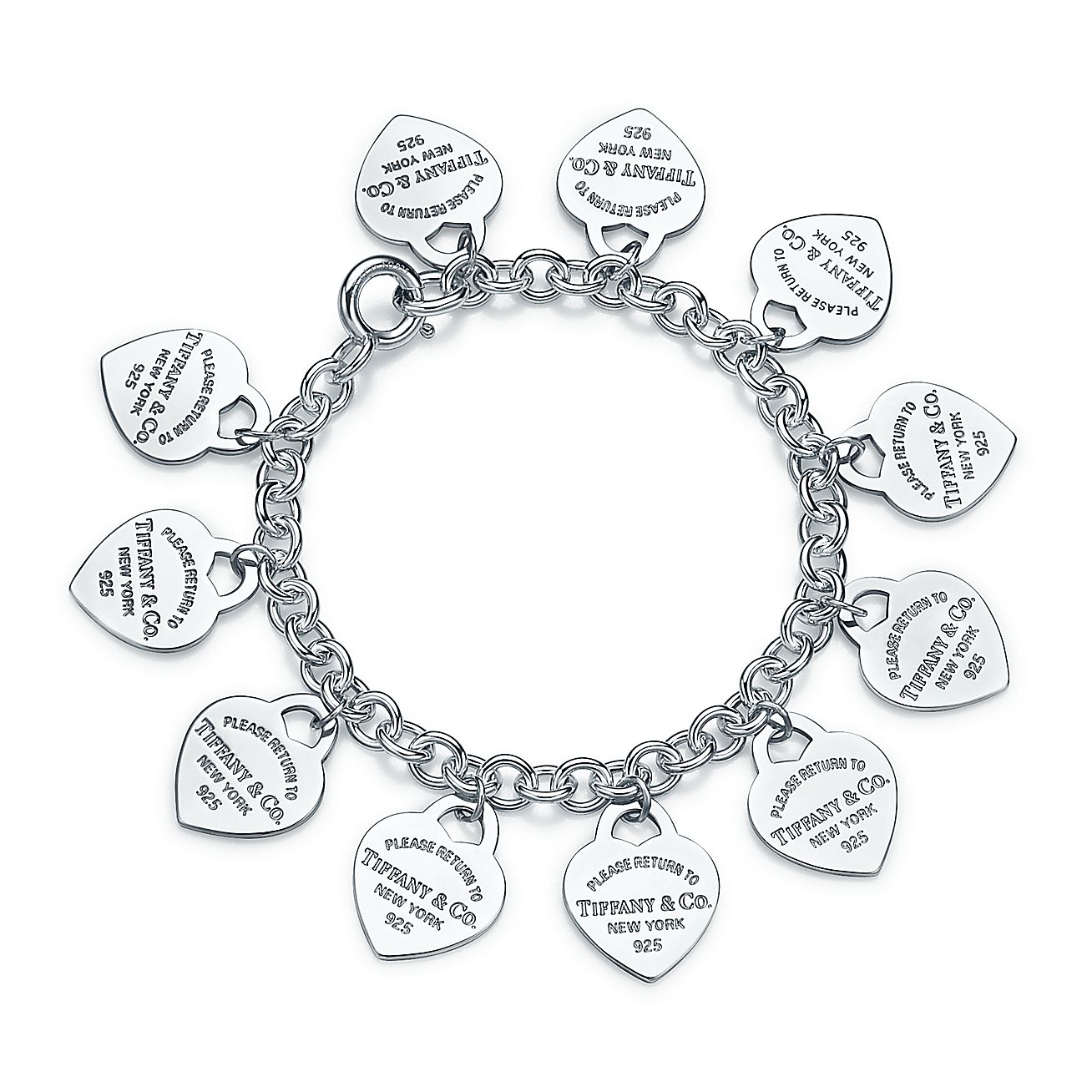Tiffany multi heart tag bracelet Clearance