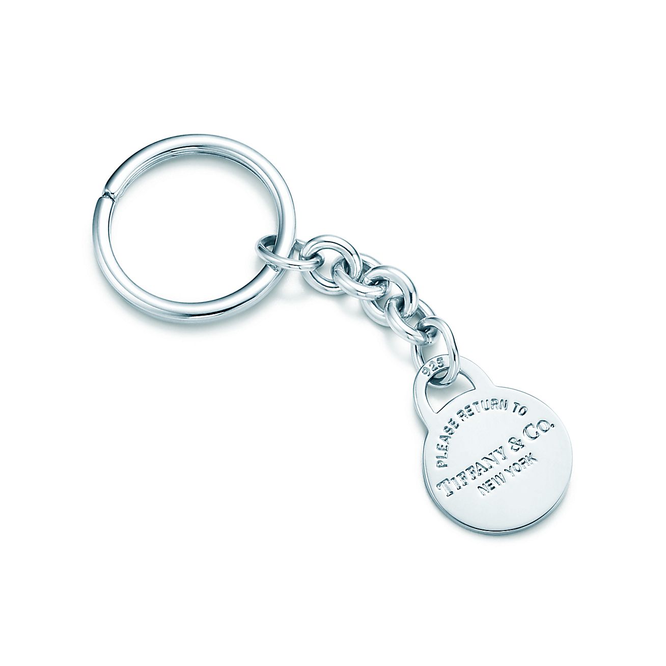Return to Tiffany™ key ring in sterling silver. | Tiffany & Co.