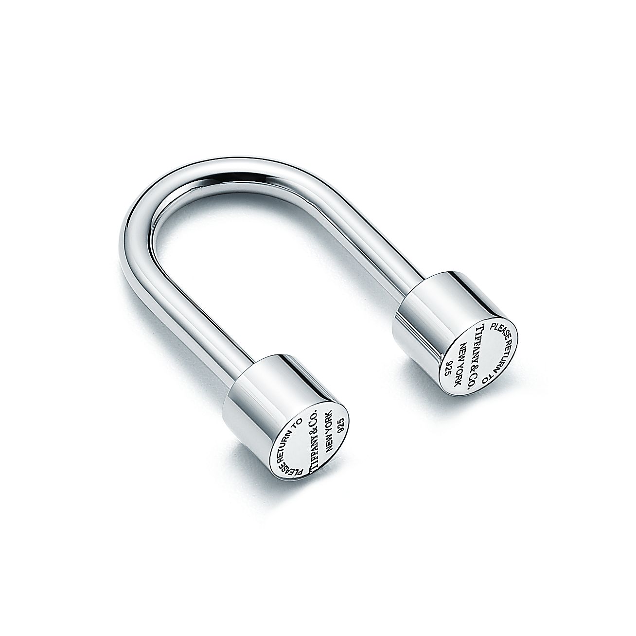 Return to Tiffany® U-shaped key ring in sterling silver. | Tiffany & Co.