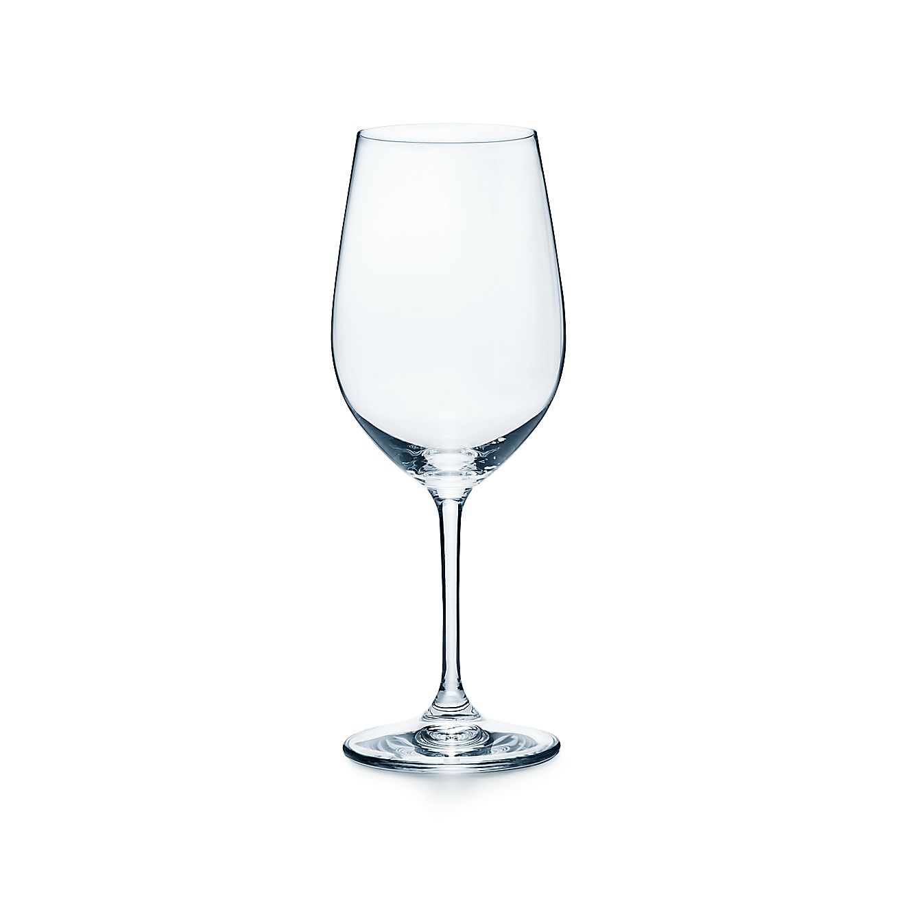Riedel Vinum riesling wine glass in crystal. Tiffany & Co.