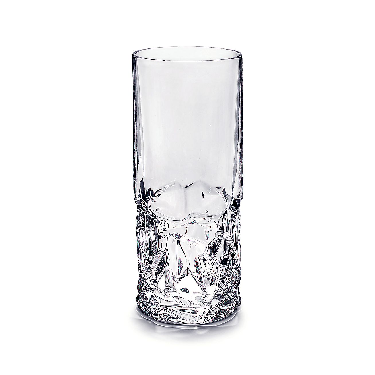 Rock Cut Highball Glass In Crystal Tiffany And Co