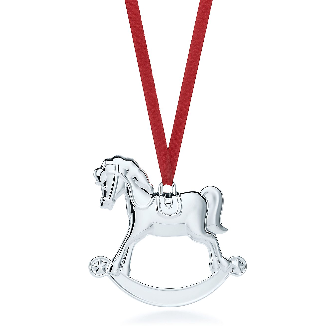 rocking horse ornament in sterling silver tiffany co rocking horse ornament in sterling silver tiffany co