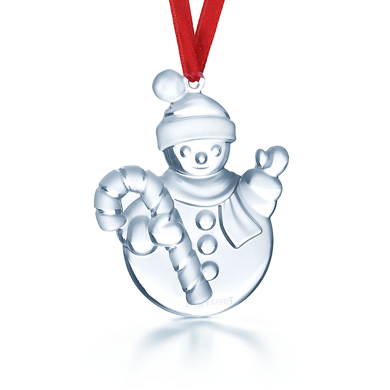 snowman ornament in crystal tiffany co snowman ornament in crystal tiffany co