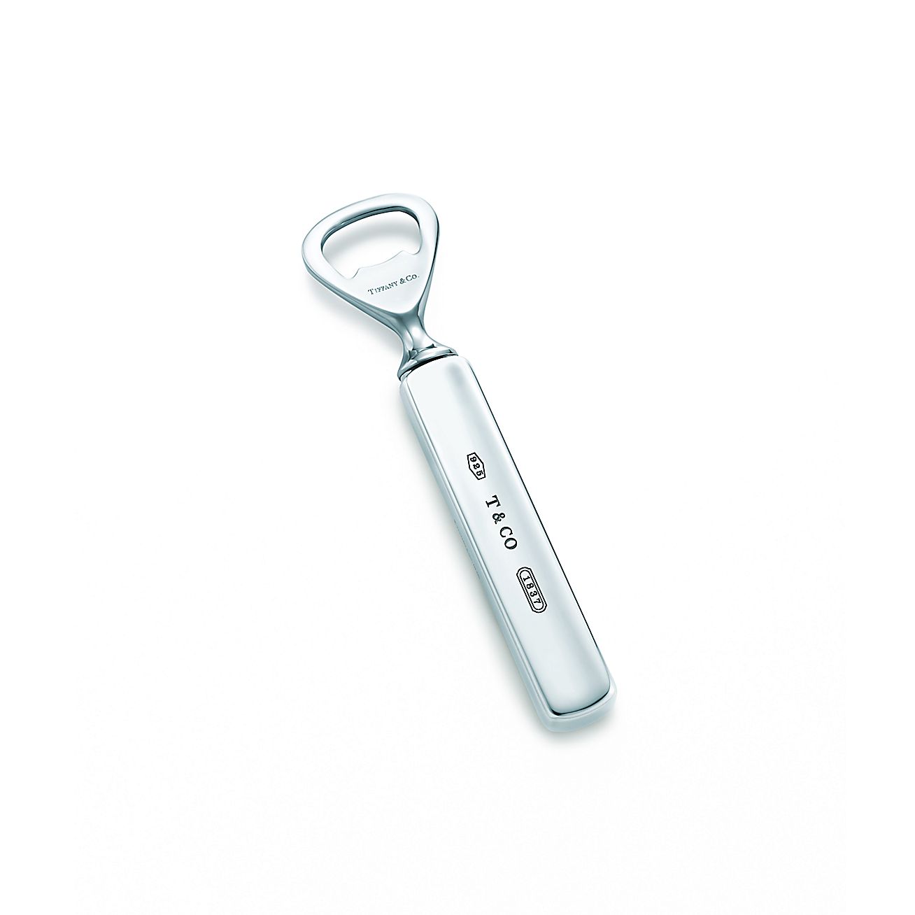 Tiffany 1837® bottle opener in sterling silver. Tiffany & Co.