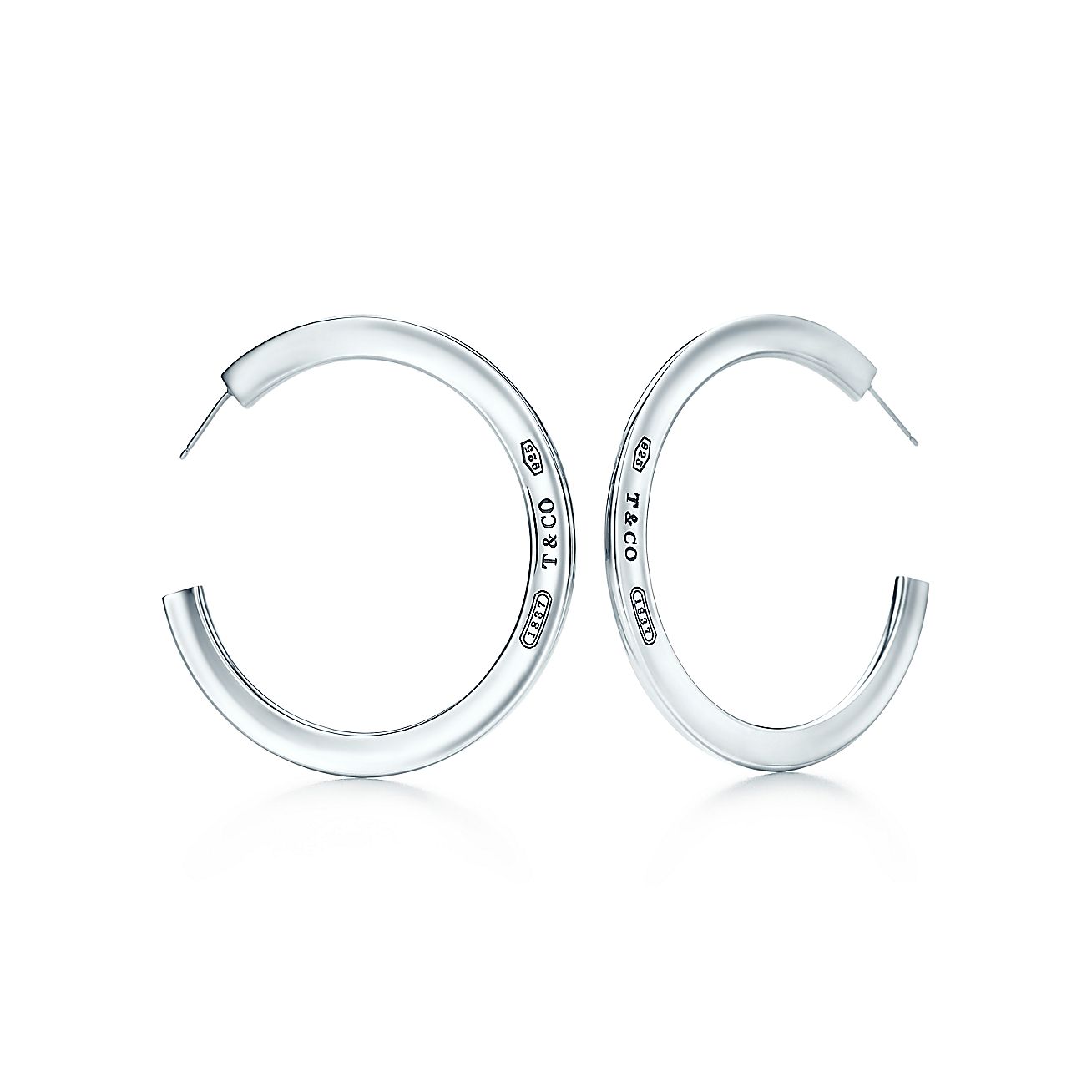 Small hoop earrings tiffany