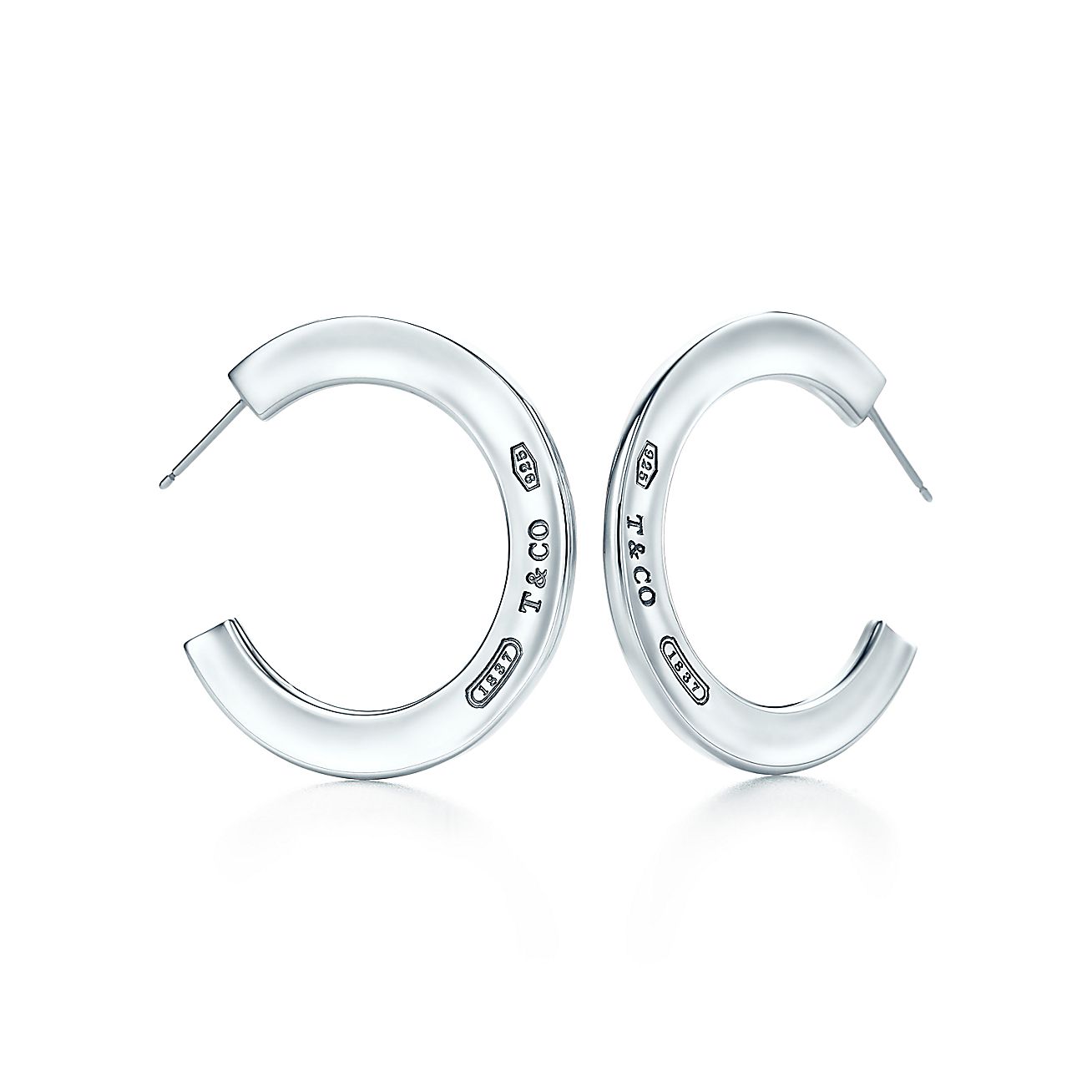 Small hoop earrings tiffany