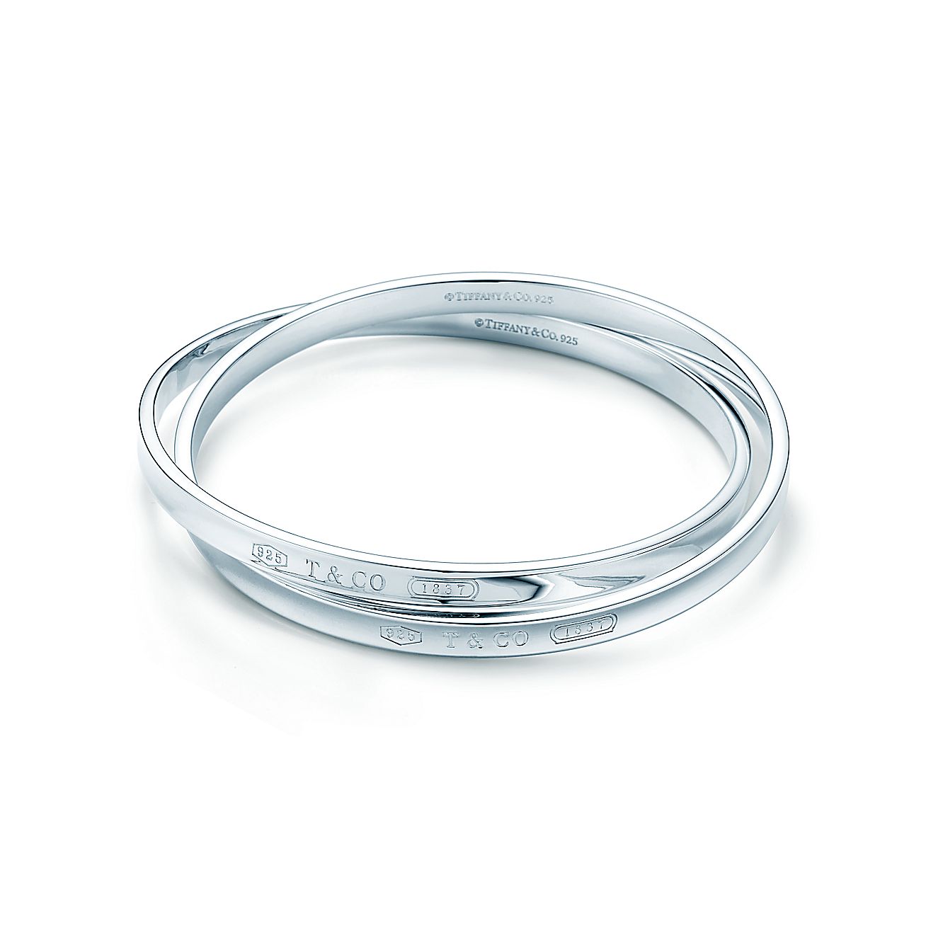 Tiffany bangles silver clearance