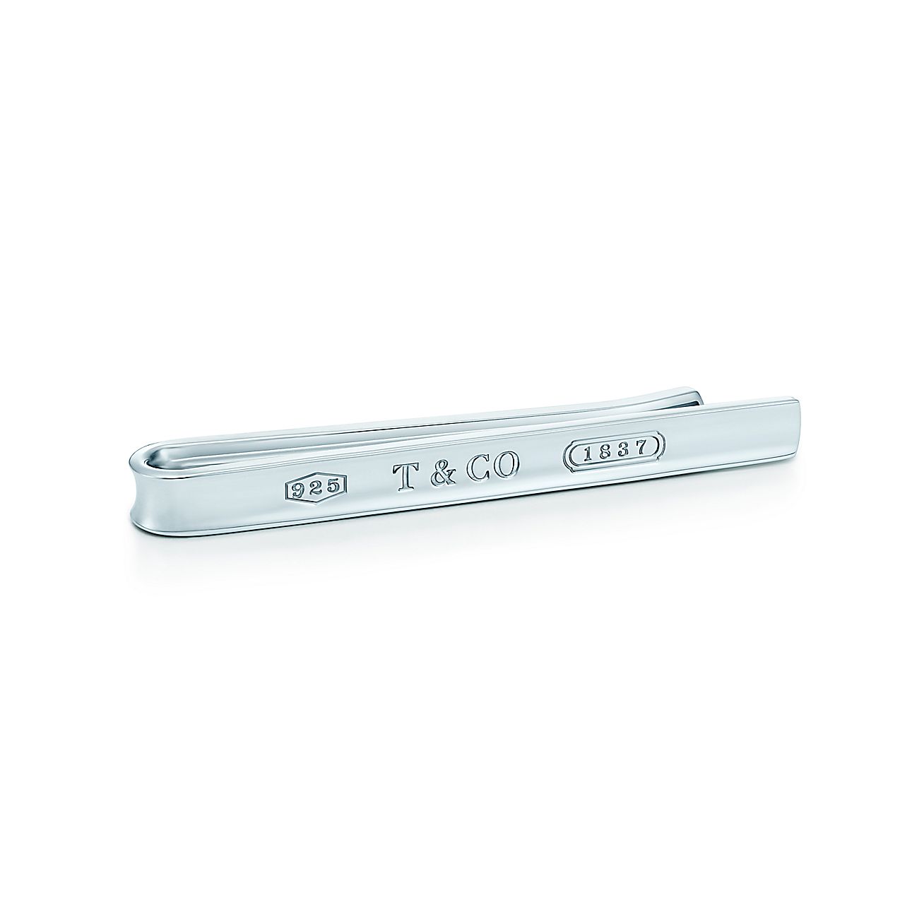 Tiffany 1837™ tie bar in sterling silver. Tiffany & Co.