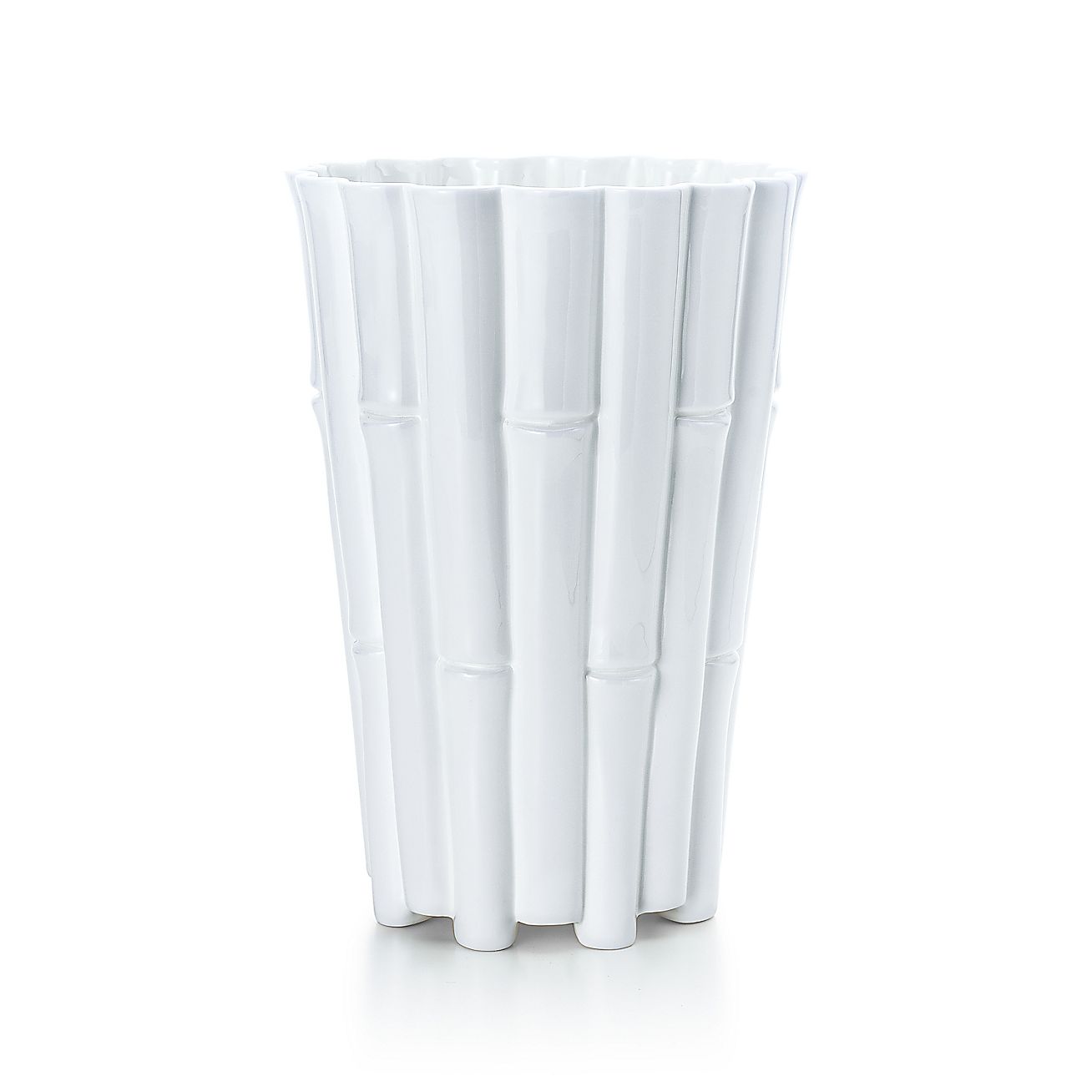 Tiffany Bamboo vase in bone china. Tiffany & Co.