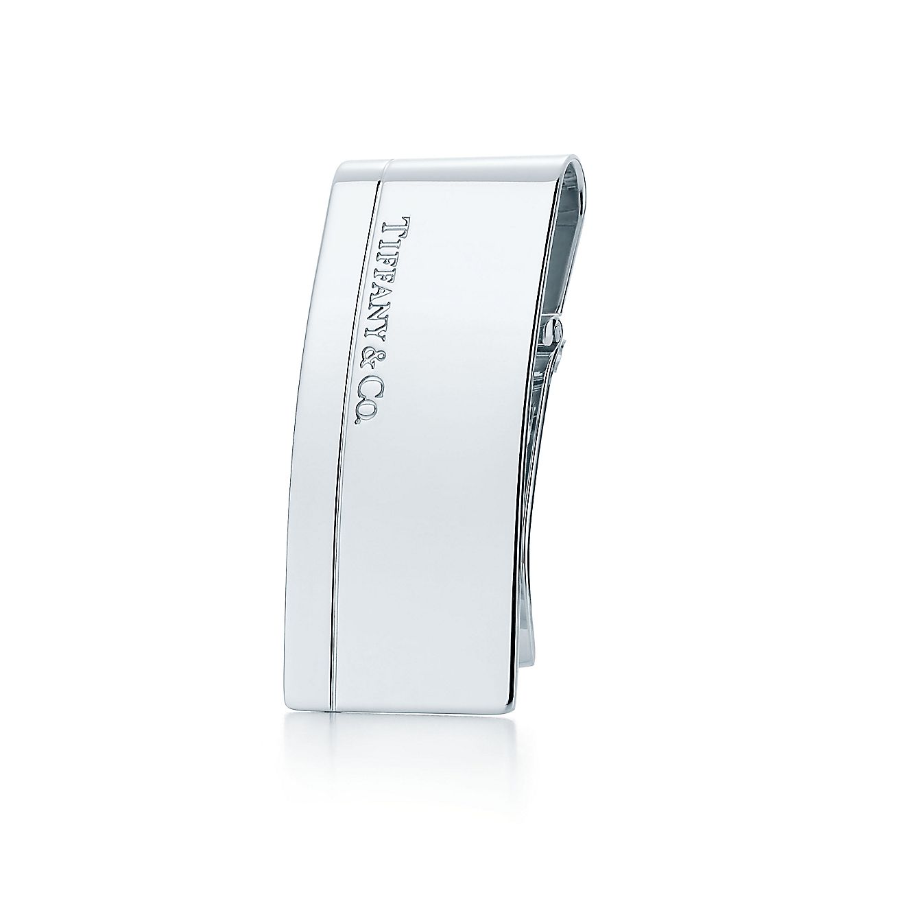 Tiffany & Co.® hinged money clip in sterling silver. Tiffany & Co.