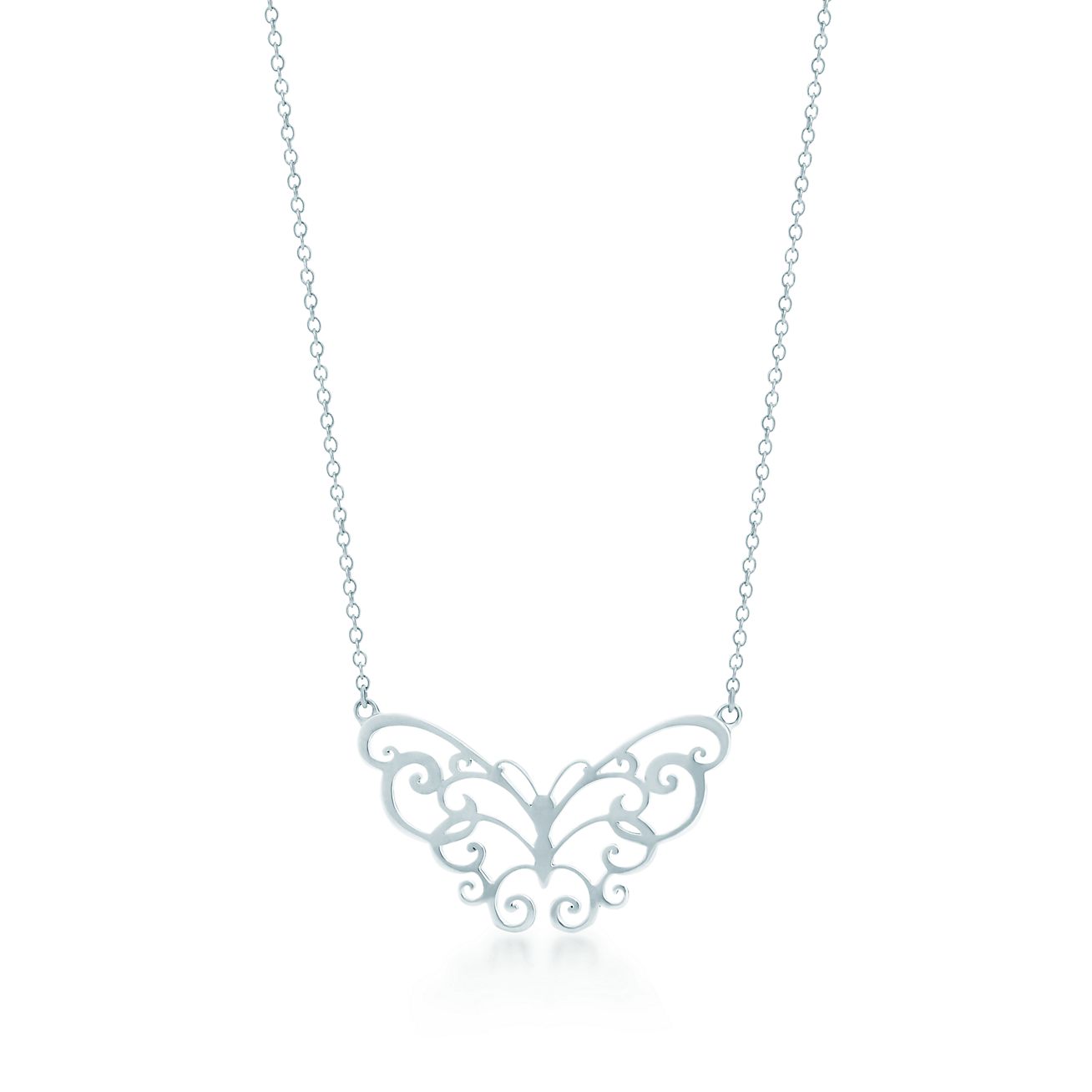 tiffany butterfly necklace