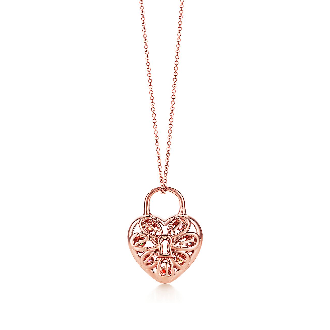Tiffany filigree heart necklace clearance