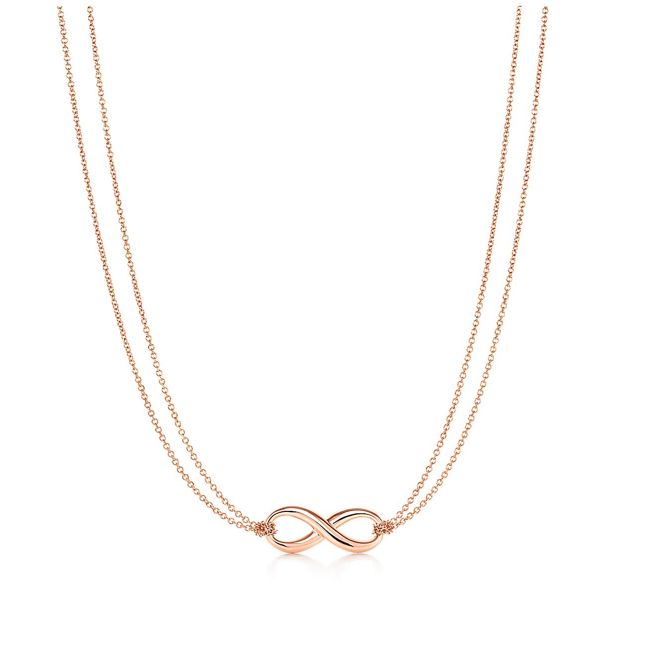 Tiffany Infinity Pendant In 18k Rose Gold Tiffany And Co