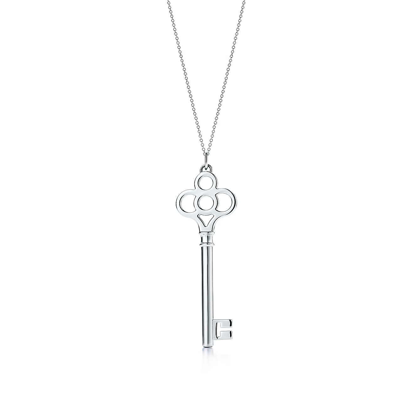 Sterling silver key pendant clearance