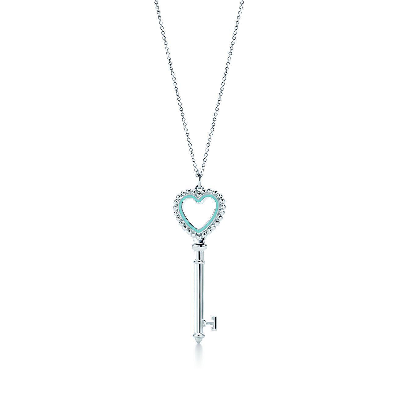 Tiffany heart and key pendant clearance