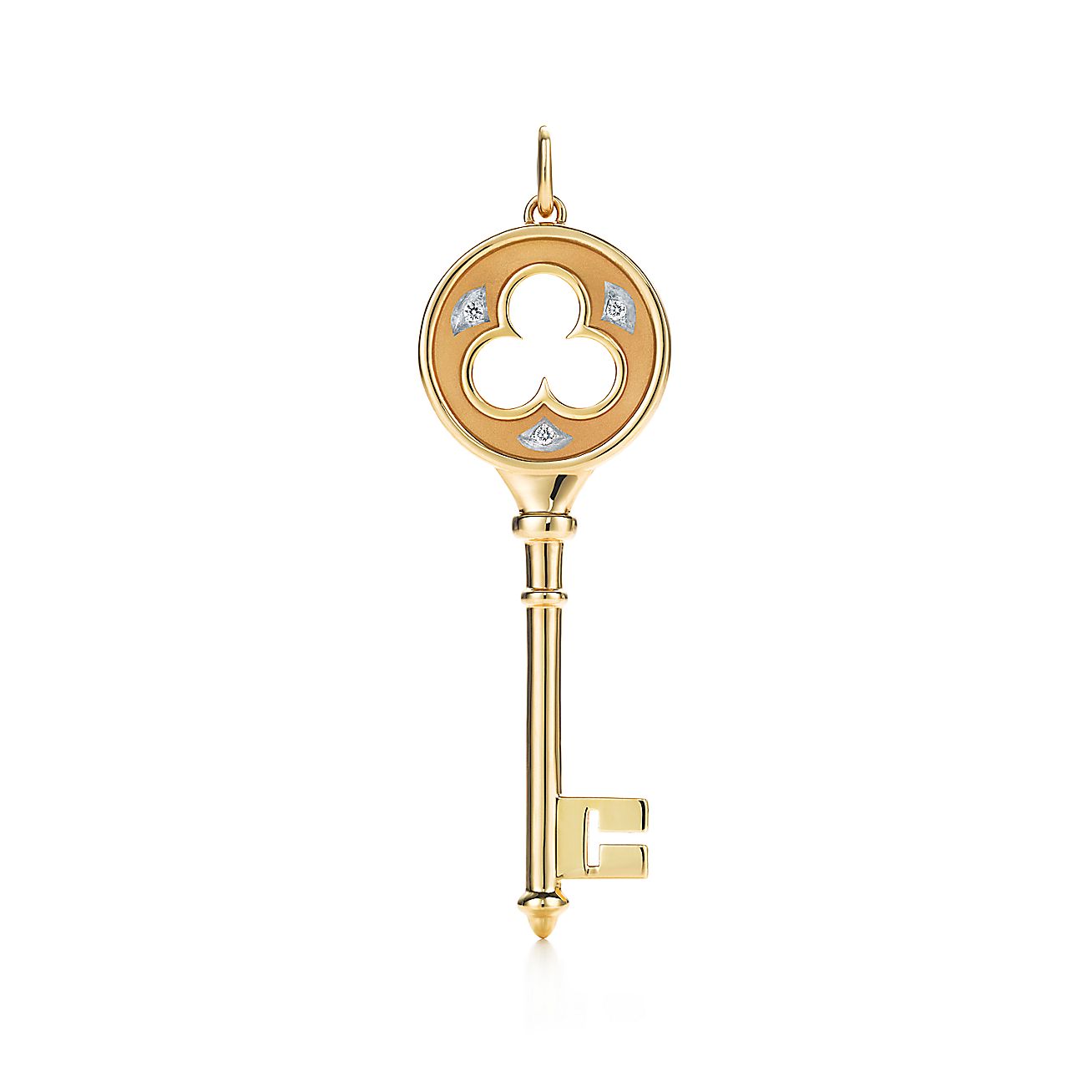 Tiffany and co gold key necklace Outlet