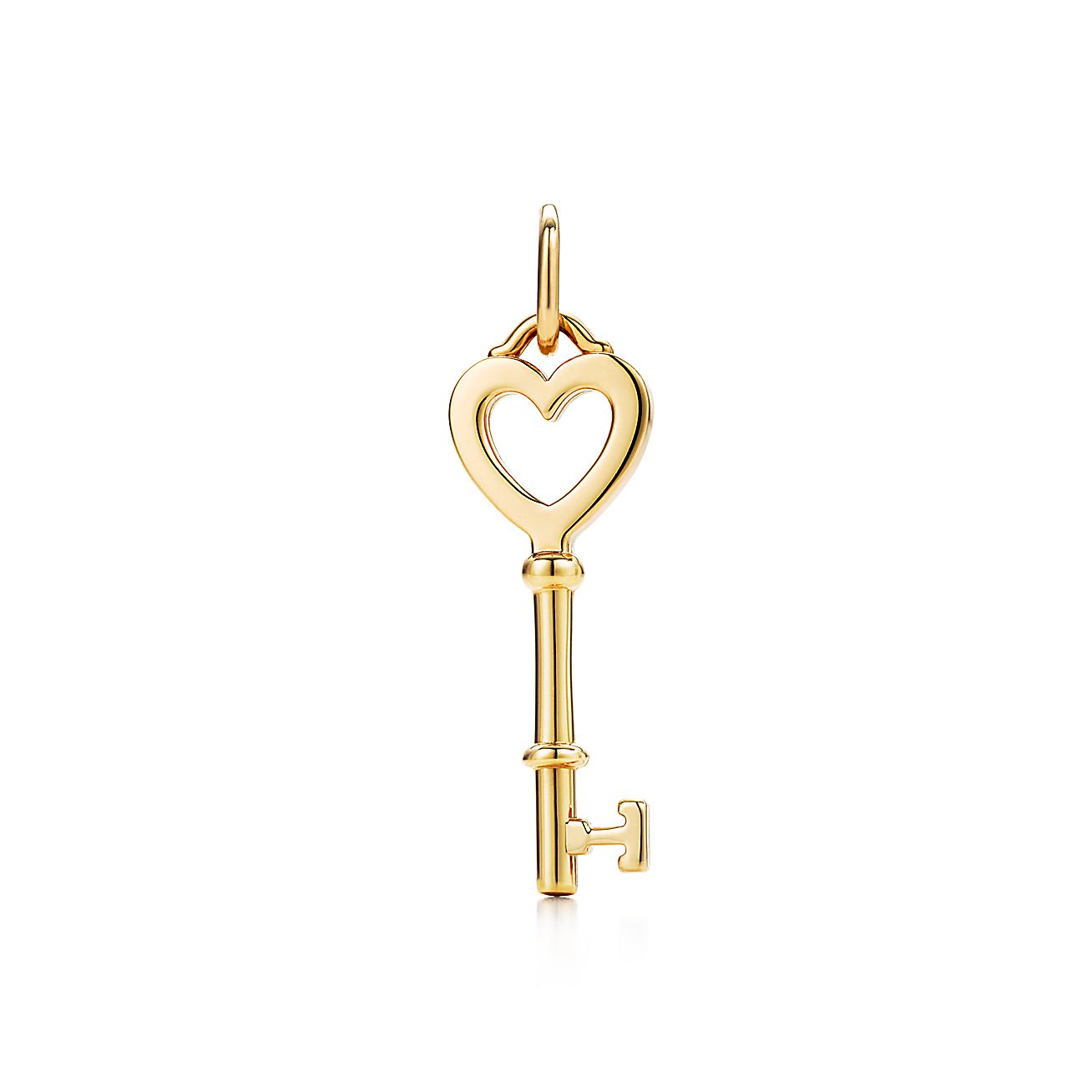 Tiffany Keys heart key pendant in 18k gold. | Tiffany & Co.