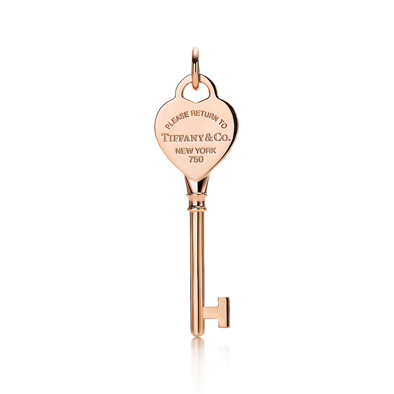 Tiffany keys heart key charm clearance
