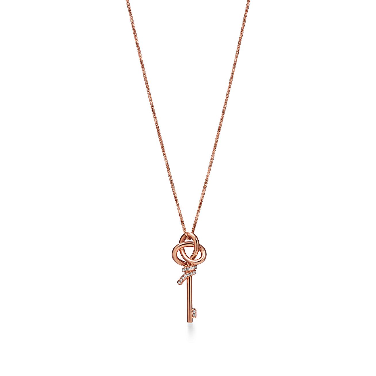 Tiffany key pendant deals necklace