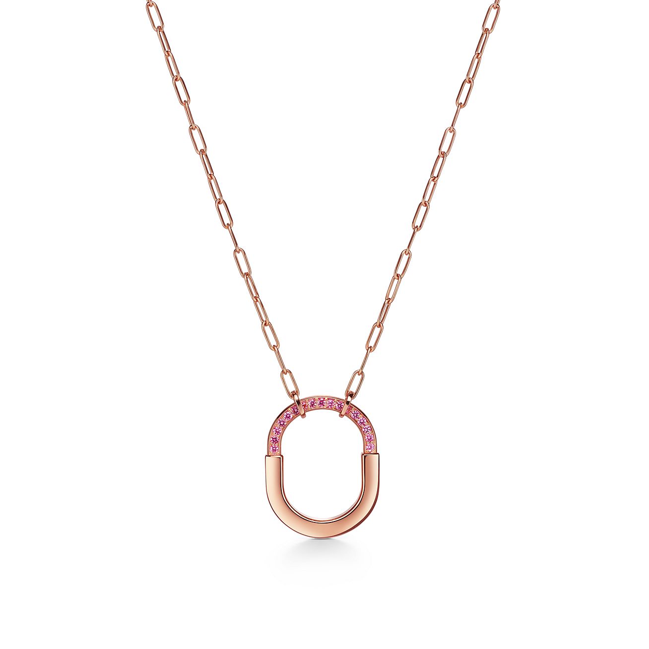 Tiffany Lock Rosé Edition Medium Pendant