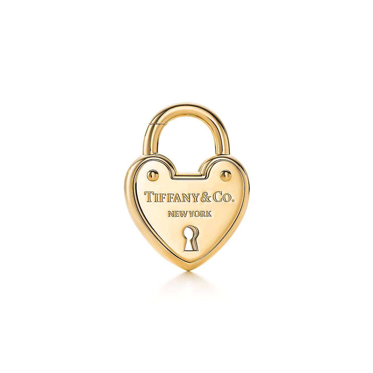 Tiffany Locks heart lock in 18k gold, large. Tiffany & Co.