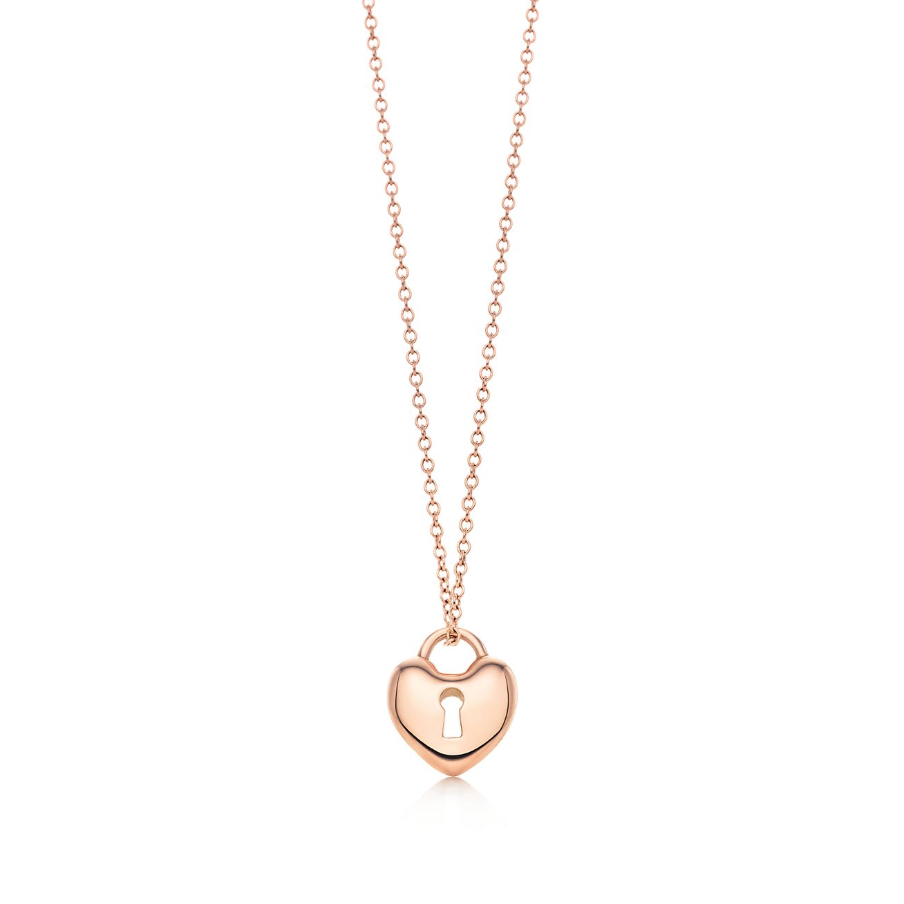 Tiffany Locks heart lock pendant in 18k 