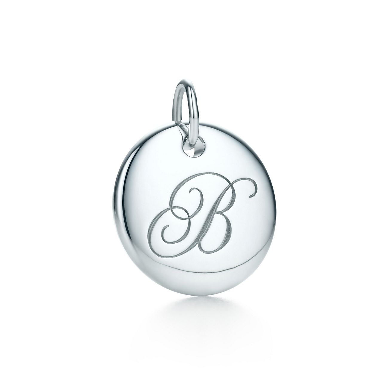 Tiffany Notes Alphabet Disc Charm In Silver, Small. Letters A-Z ...